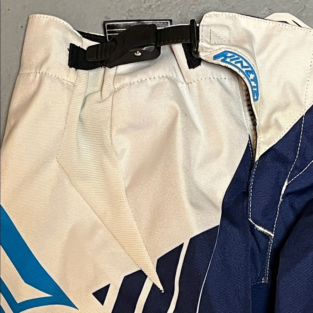 Fly Racing Blue & White Motocross Pants - Picture 7 of 9